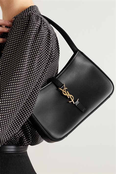 ysl black and tan small leather backpack|saint laurent tote bags men's.